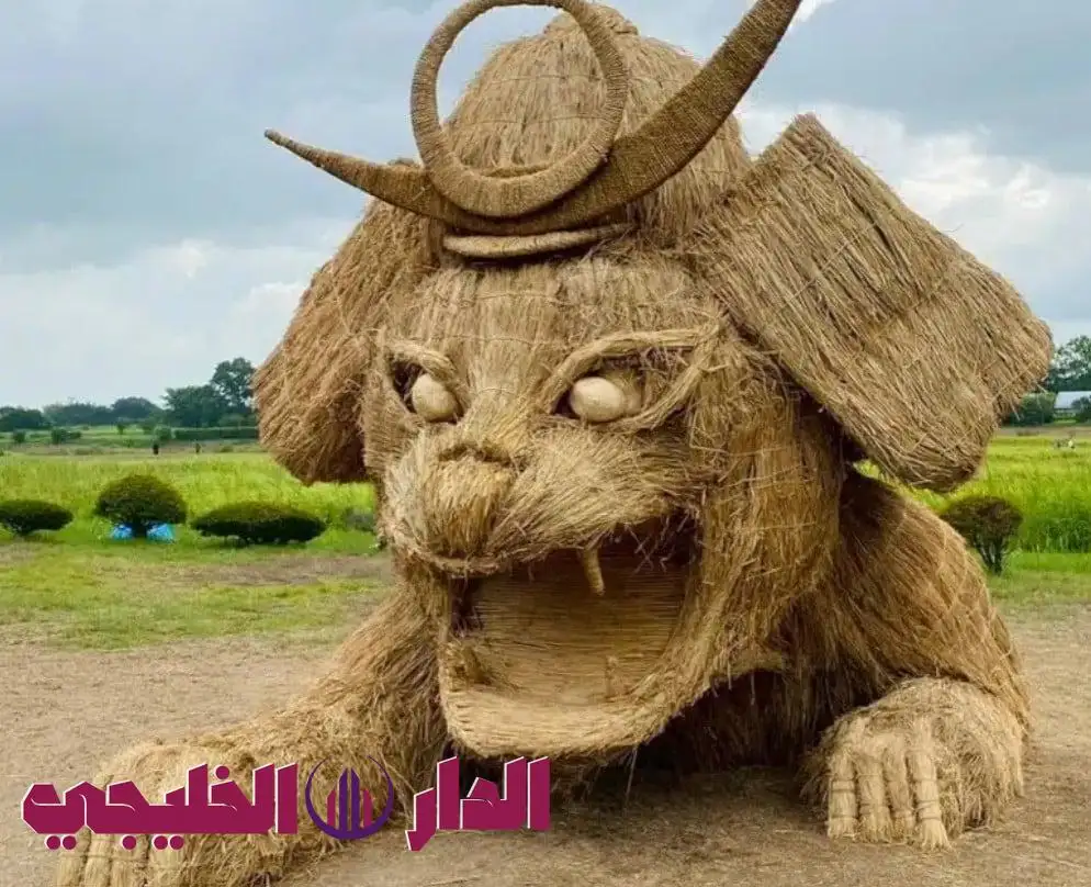     مهرجان وارا للفنون اليابان: وحوش من القش تنبض بالحياة في قلب الي 