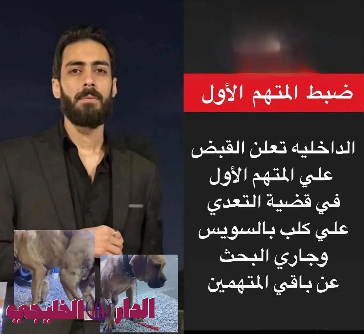     ضبط المتهم الاول فى قضيه التعدى 