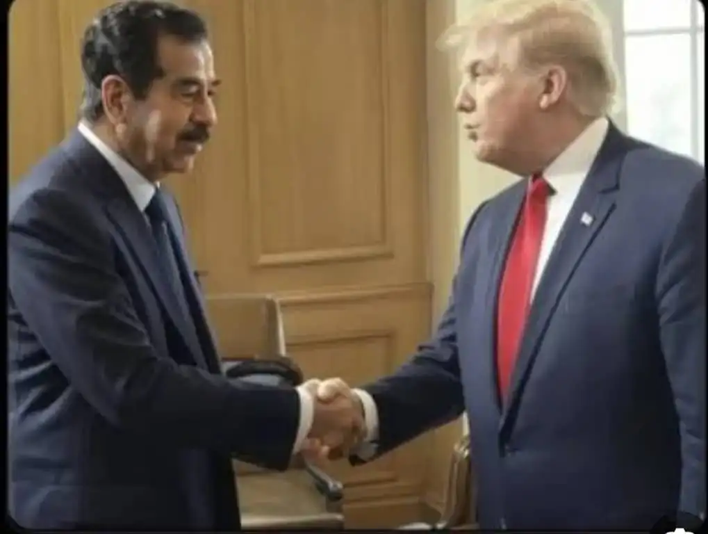 عاجل وسري للغاية: تسريب يقلب الموازين.. صورة صدام حسين الجديدة تزلزل العالم.. هل توفي ام انها مازال بخير فعلاً؟! لكل من يشكك في هذا الأمر عليه مشاهدة هذا الفيديو الذي حسم كل شيء!!  